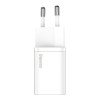 Baseus Super Si Quick Charger White W/Type-C - Lightning Cable (TZCCSUP-B02)