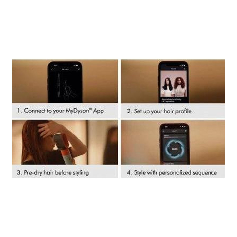 Dyson Airwrap i.d. Multi-Styler and Dryer Straight to Wavy Amber Silk (123682-01)