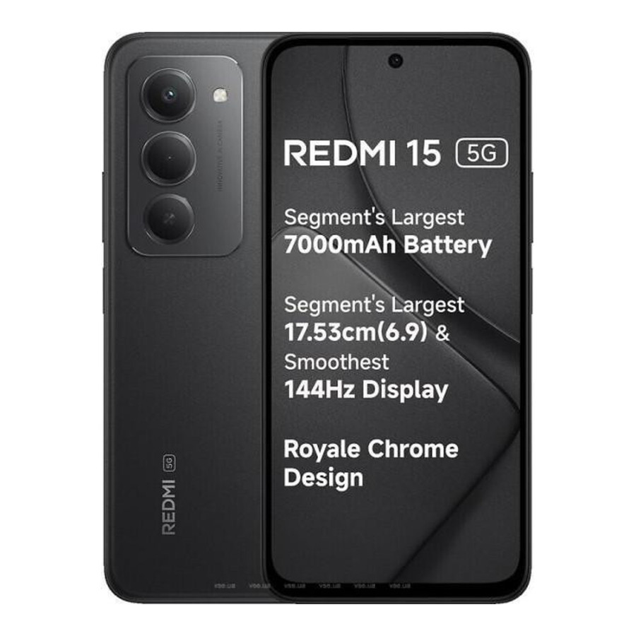 Xiaomi Redmi 15 5G 4/128GB Midnight Black (Global Version)