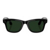 Ray-Ban Meta Wayfarer Gen2 Stand.Shiny Black Frame/Clear to Graphite Green Transit.Lens. RW4012 601/1M 50-22