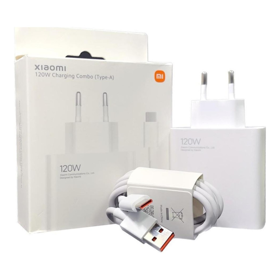 Xiaomi 120W Charger + USB Type-C Cable White (BHR6034EU) (EU) (повреждена упаковка)