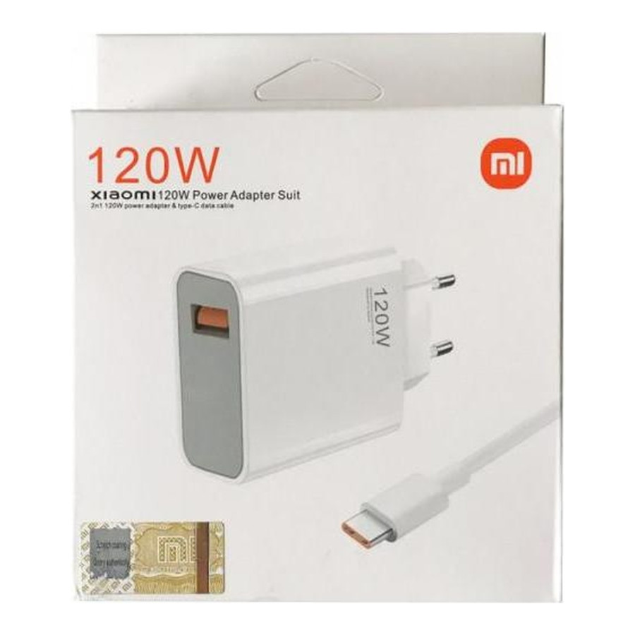 Xiaomi 120W Charger + USB Type-C Cable White (BHR6034EU) (EU) (повреждена упаковка)