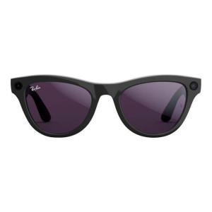 Ray-Ban Meta Skyler Shiny Black/Amethyst Transitions (RW4010 601/CH 52-20)