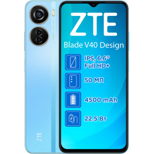 ZTE Blade V40 Design 6/128GB Blue (UA)