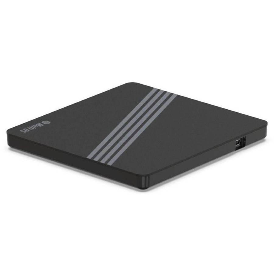 Hitachi-LG Externer DVD-Brenner HLDS GPM1NB10 Ultra Slim USB Black (GPM1NB10.AHLR10B)