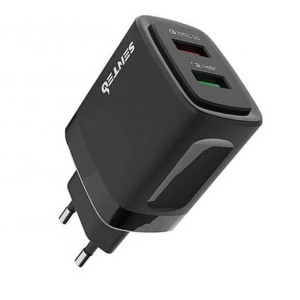 SENTEO Z-05 2USB 2.4A QC3.0 black