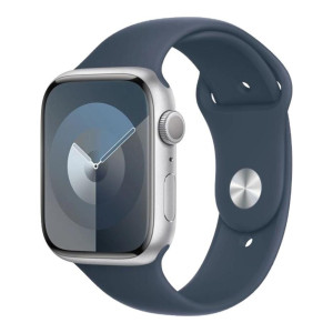 Apple Watch Series 9 GPS 41mm Silver Alu. Case w. Storm Blue S. Band - M/L (MR913)