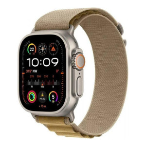 Apple Watch Ultra 2 GPS + Cellular 49mm Natural Titan. Case w. Tan Alpine Loop - Medium (MX4F3)
