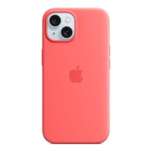 Apple iPhone 15 Silicone Case with MagSafe - Guava (MT0V3) (OEM)