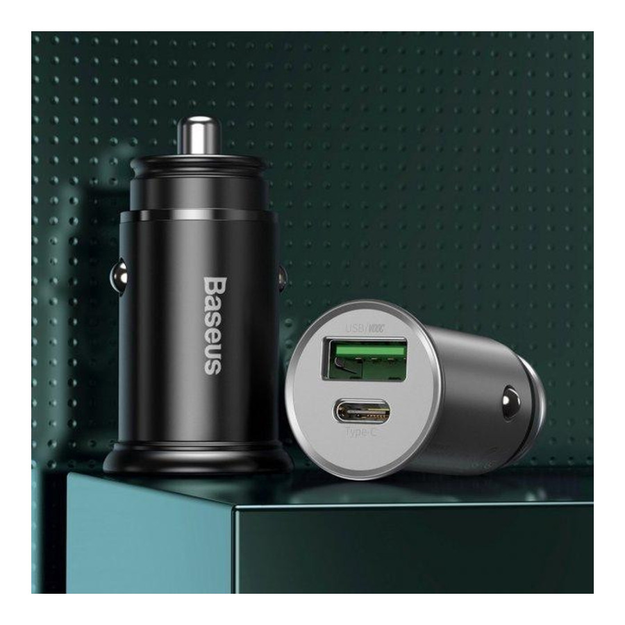 Baseus Circular Metal PPS Quick Charger Black (CCYS-C01)