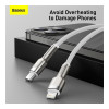 Baseus Lightning to USB Type-C Cafule Metal Data Cable PD 2m Black (CATLJK-B01)