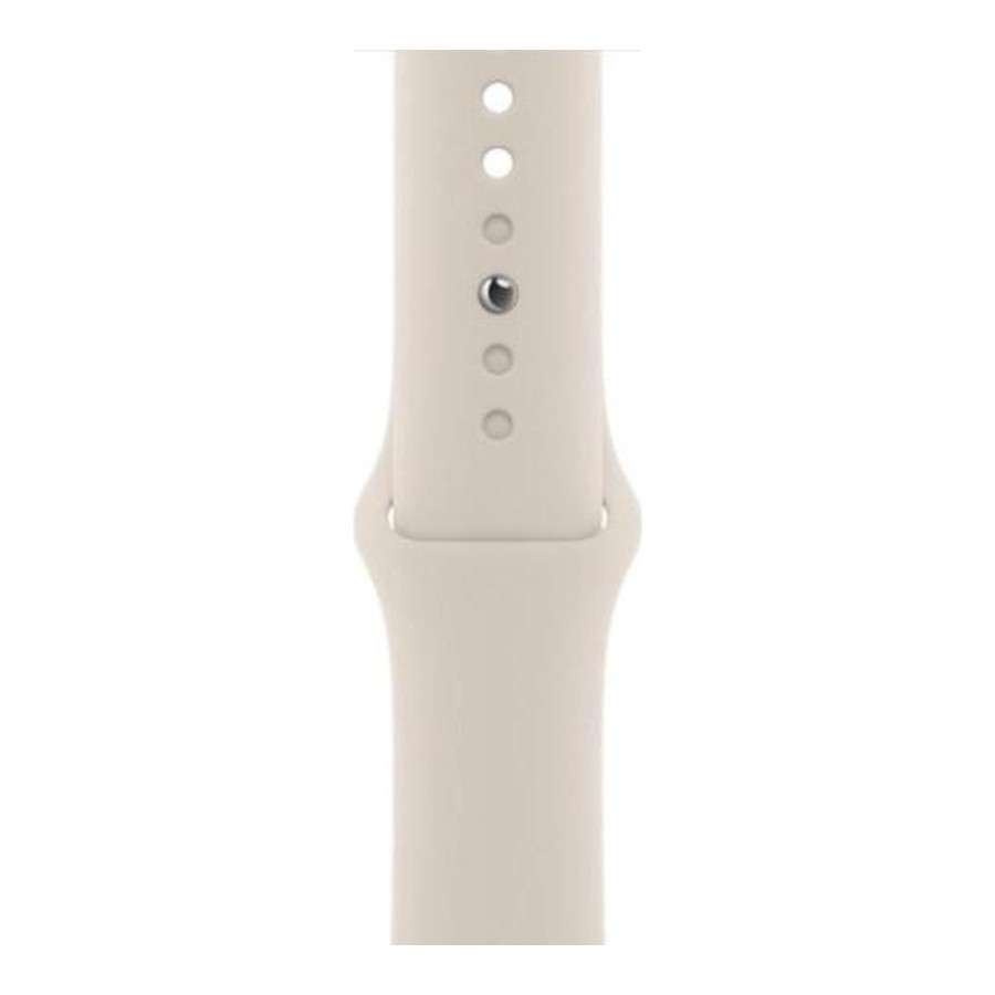 Apple Watch SE 2 GPS 40mm Starlight Aluminum Case w. Starlight S. Band - M/L (MNT63)