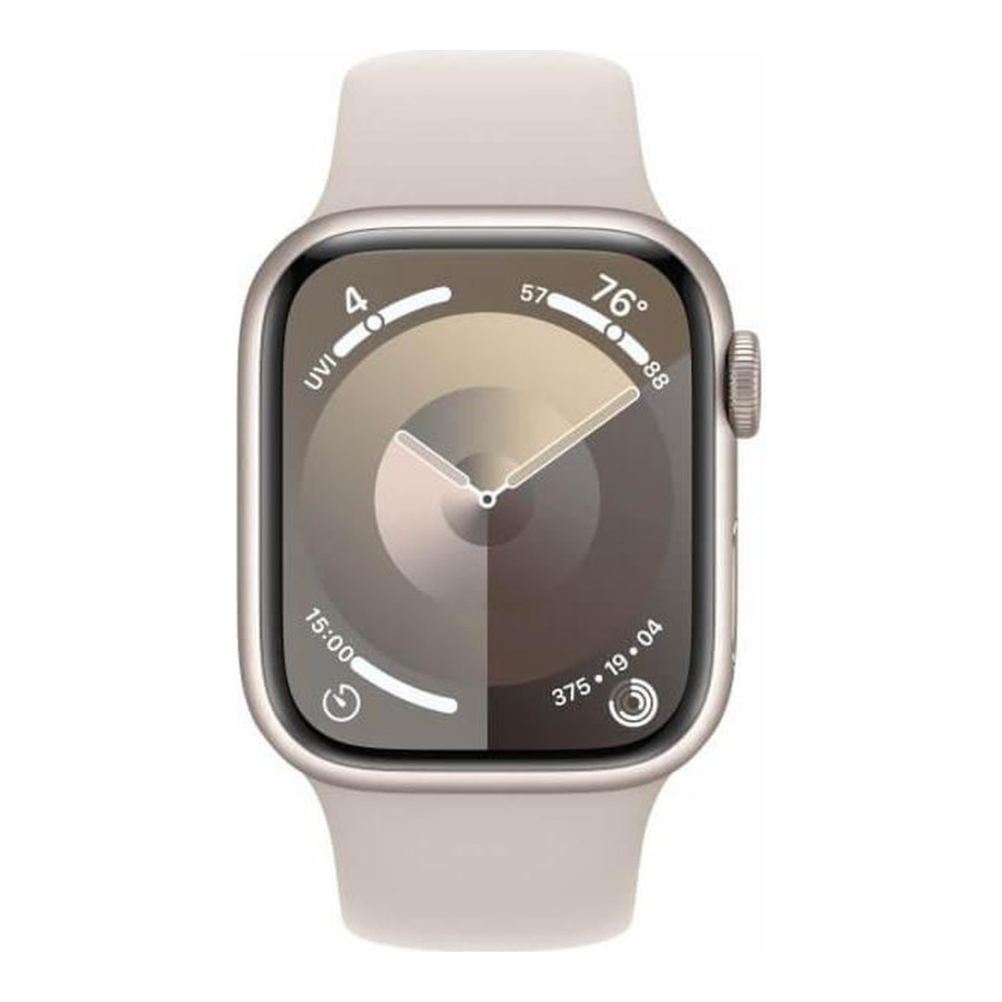 Apple Watch Series 9 GPS + Cellular 41mm Starlight Alu. Case w. Starlight Sport Band - S/M (MRHN3)