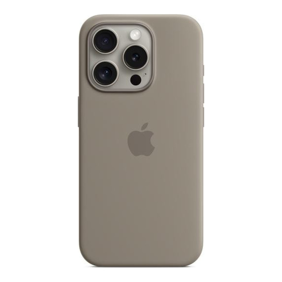 Apple iPhone 15 Pro Silicone Case with MagSafe - Clay (MT1E3) (OEM)
