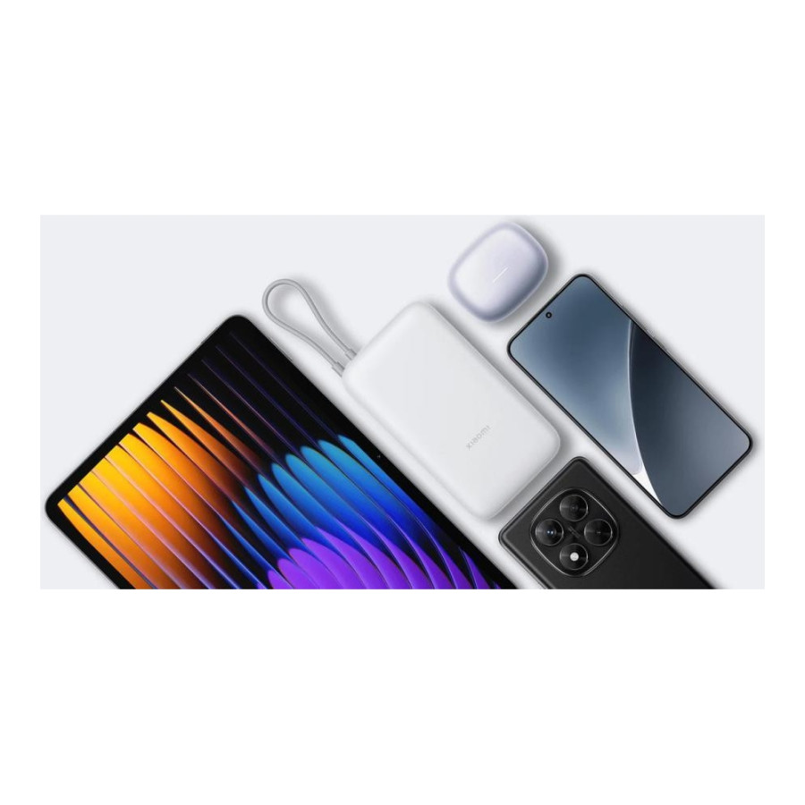 Xiaomi 20000mAh 22.5W Integrated Cable Light Gray (BHR9738GL)