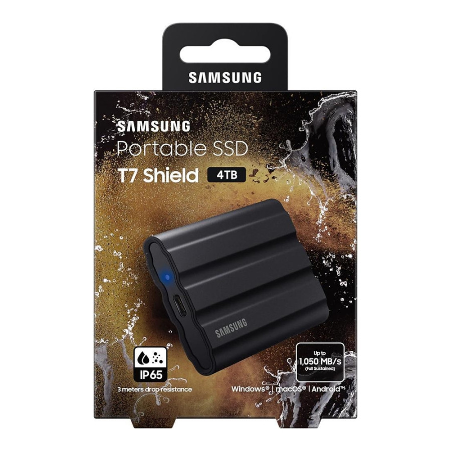 Samsung T7 Shield 4 TB Black (MU-PE4T0S)