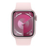Apple Watch Series 9 GPS 45mm Pink Aluminum Case w. Light Pink Sport Band - M/L (MR9H3)