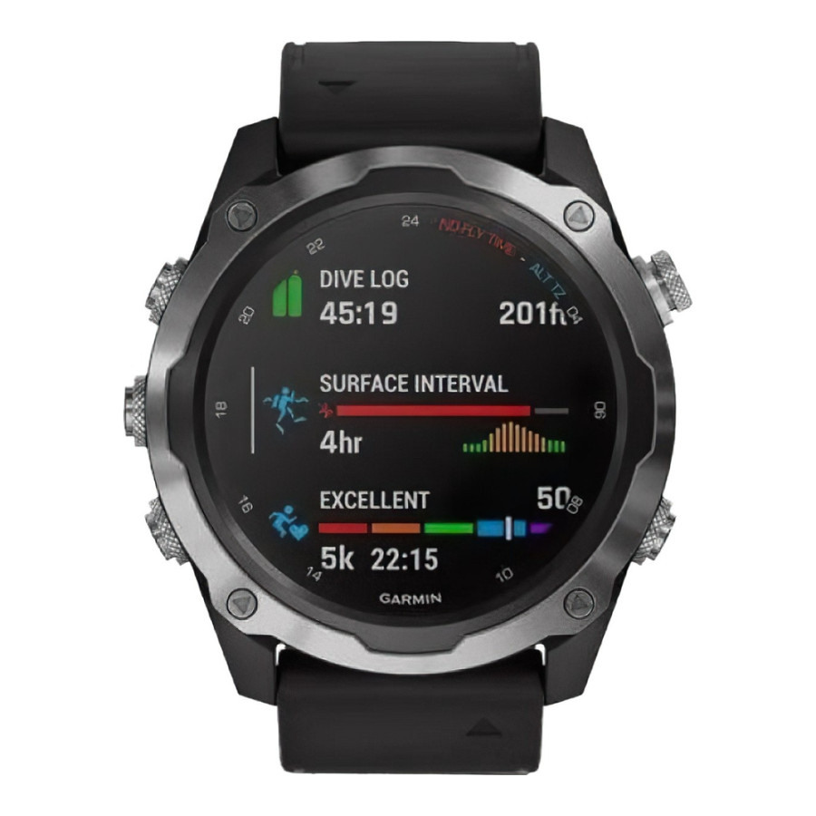 Garmin Descent Mk2 Stainless Steel with Black Band (010-02132-00/10)