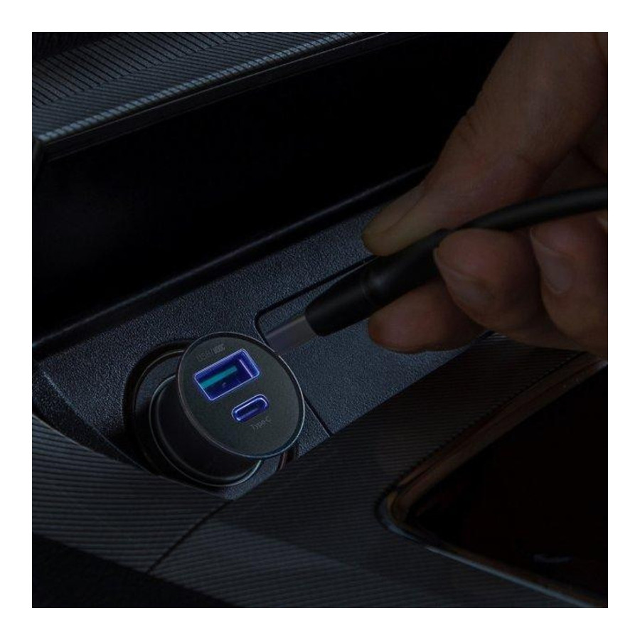 Baseus Circular Metal PPS Quick Charger Black (CCYS-C01)