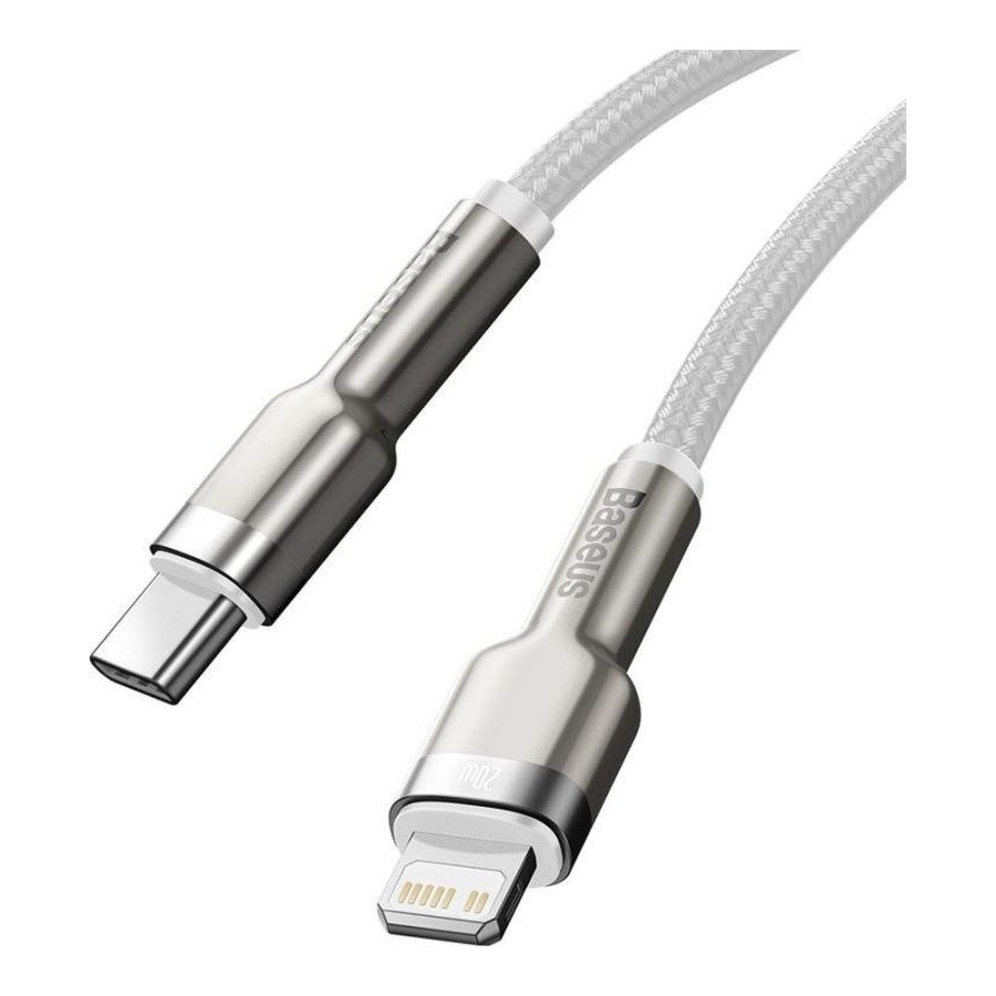 Baseus Lightning to USB Type-C Cafule Metal Data Cable PD 2m Black (CATLJK-B01)