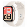 Apple Watch SE 3 GPS 44mm Starlight Alu. Case w. Starlight S. Band - M/L (MEHJ4)
