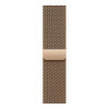 Apple Watch Series 11 GPS + Cellular 46mm Gold Tit. Case w. Gold Milanese Loop - S/M (MFD74)