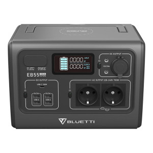 BLUETTI EB55 Portable Power Station 700W 537Wh (PB930340)