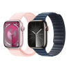 Apple Watch Series 9 GPS 41mm Silver Alu. Case w. Storm Blue S. Band - M/L (MR913)