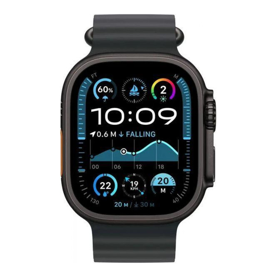 Apple Watch Ultra 2 GPS + Cellular 49mm Black Titanium Case w. Black Ocean Band (MX4P3)