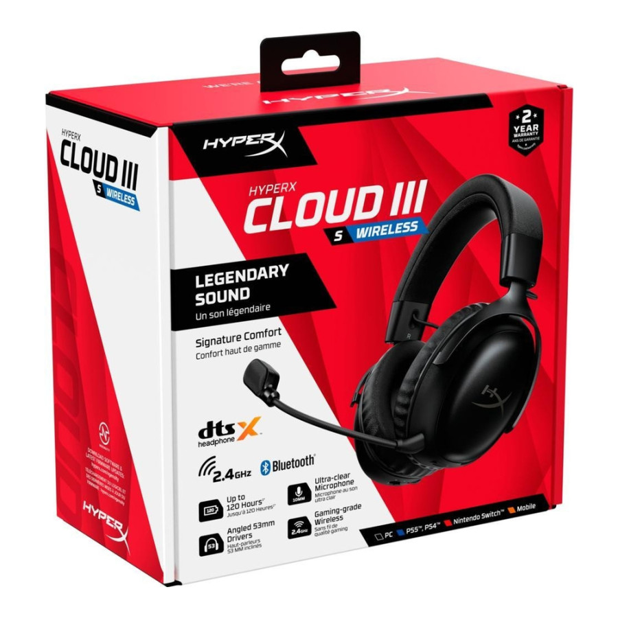 HyperX Cloud III S Wireless Black (A59YZAA)