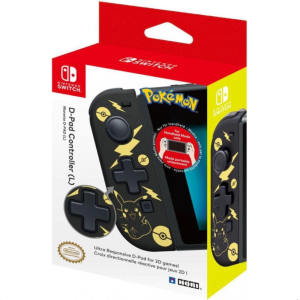 Hori D-PAD Controller for Nintendo Switch (L) Pokemon: Pikachu Black & Gold Edition (NSW-297U)