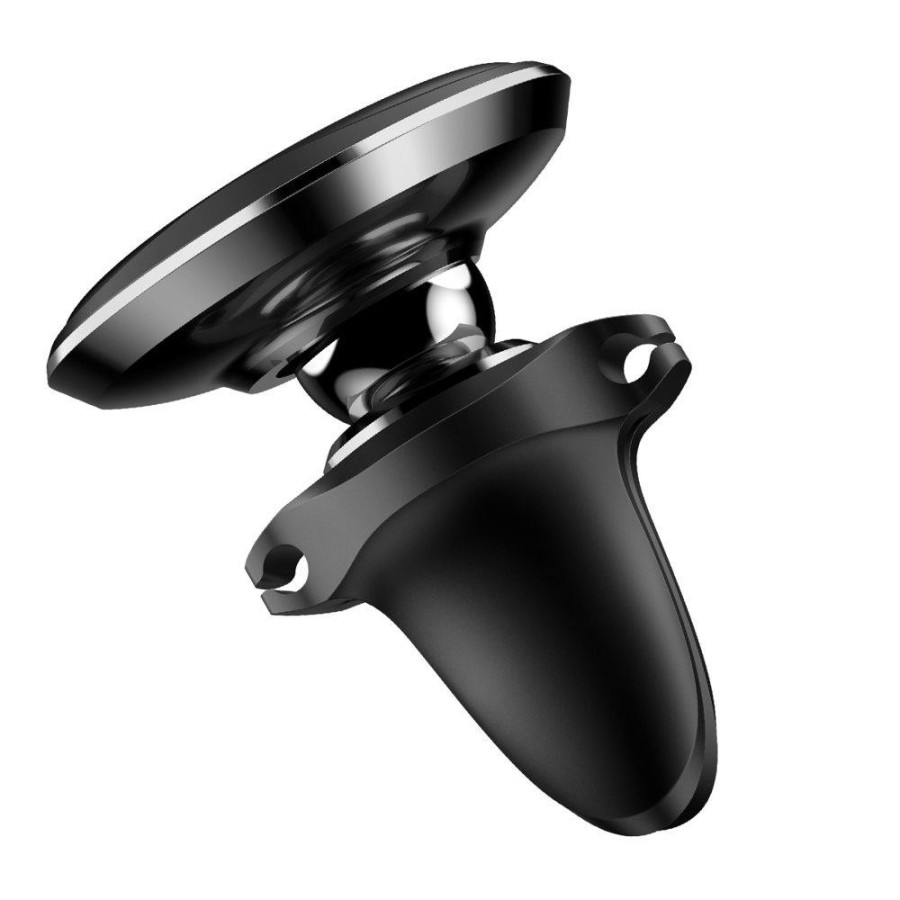 Baseus Car Holder Magnetic Air Vent Mount Holder with cable clip Black (SUGX-A01)