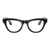 Ray-Ban Meta Skyler Standard - Shiny Black / Clear (RW4010 601/SB 52-20)