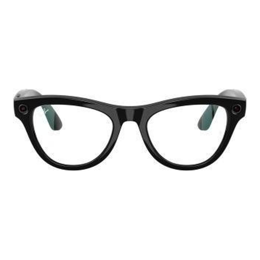 Ray-Ban Meta Skyler Standard - Shiny Black / Clear (RW4010 601/SB 52-20)