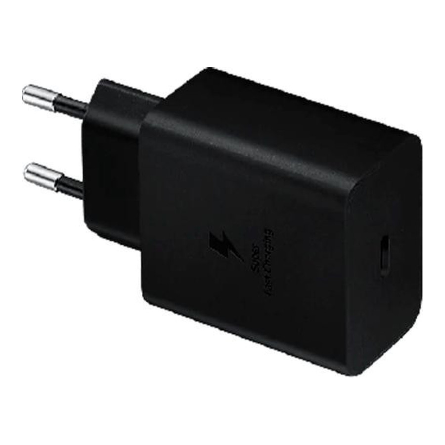 Samsung 45W PD Compact Power Adapter (with Type-C cable) Black (EP-T4510XBE) (EU)