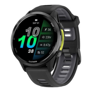 Garmin Forerunner 970 Carbon Gray DLC Titanium w. Black Case and Black/Translucent W. Band (010-02969-00/10/60)