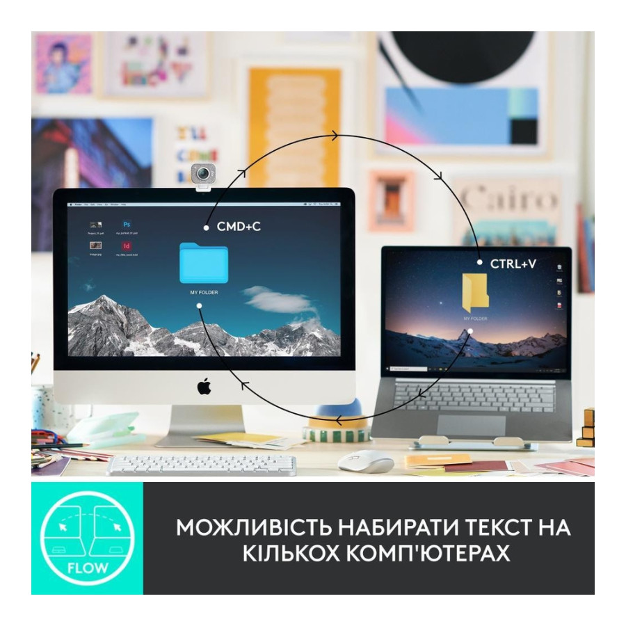 Logitech MX Keys Mini For Mac Wireless Illuminated Pale Grey (920-010526, 920-010528)