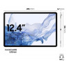 Samsung Galaxy Tab S8 Plus 12.4 8/256GB Wi-Fi Silver (SM-X800NZSB)