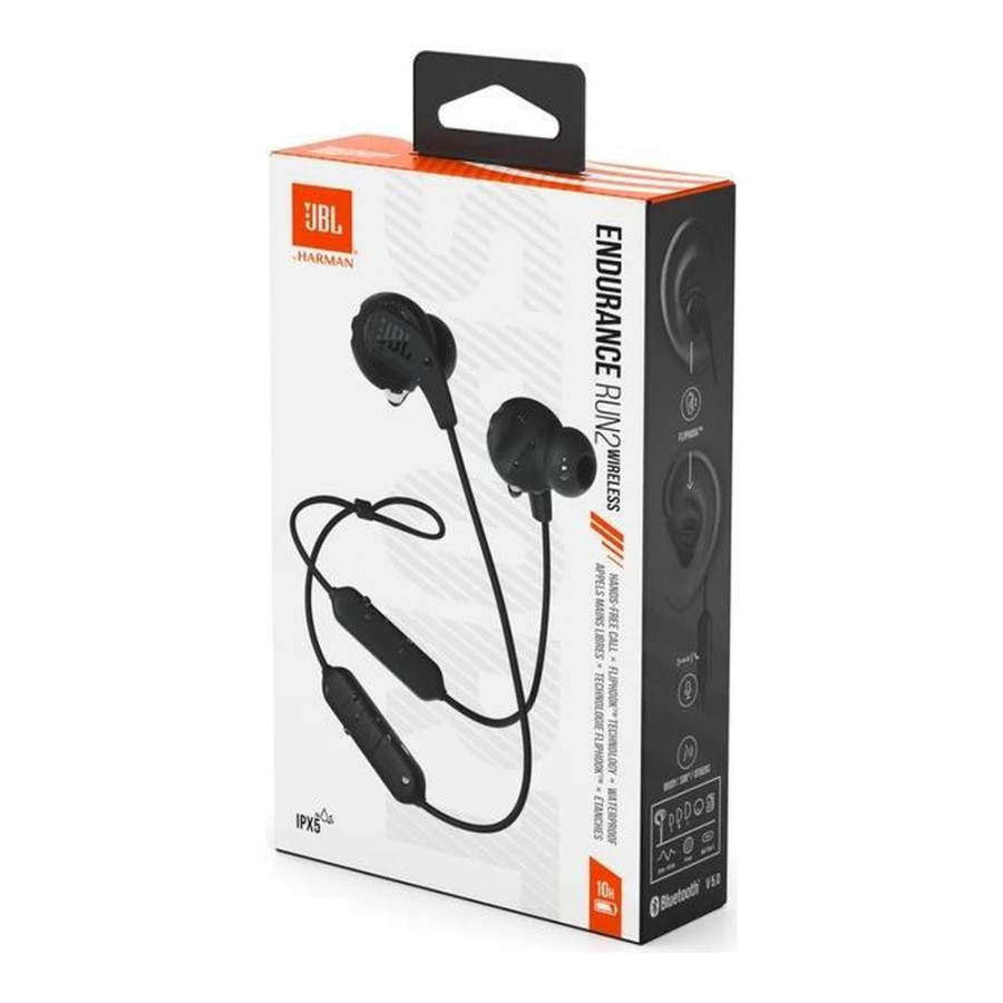 JBL Endurance Run 2 Wireless Black (JBLENDURRUN2BTBLK)