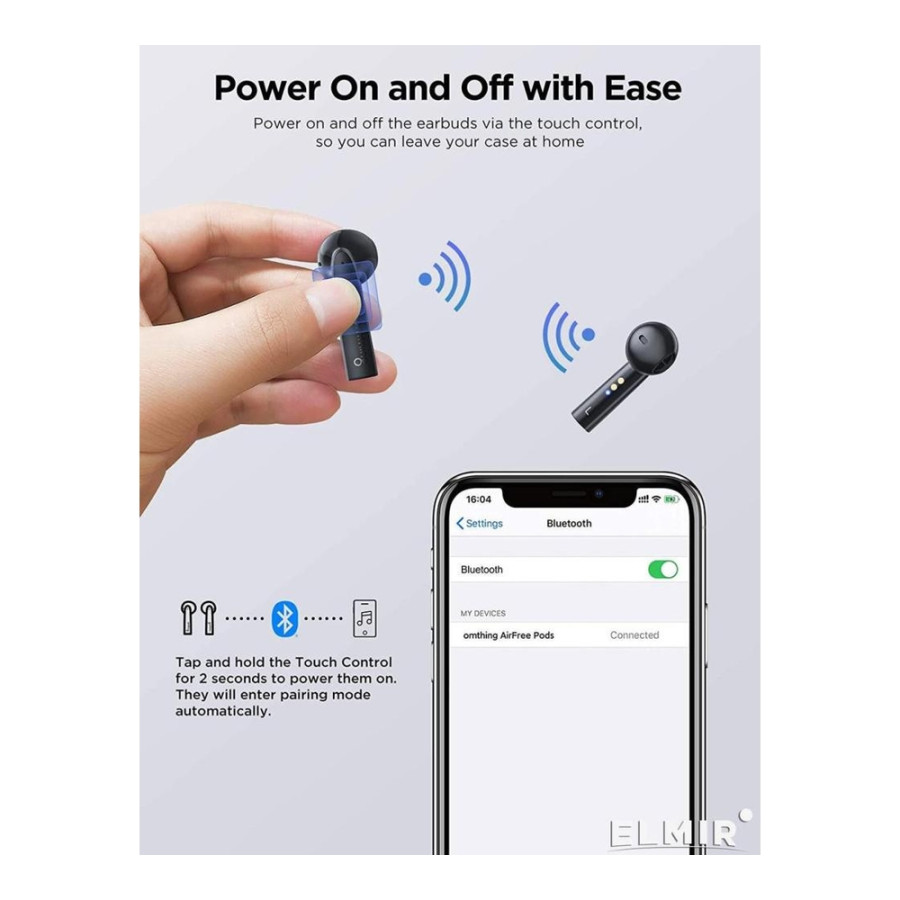 Omthing Airfree Pods TWS Black (EO005) (UA)