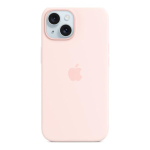 Apple iPhone 15 Silicone Case with MagSafe - Light Pink (MT0U3) (OEM)