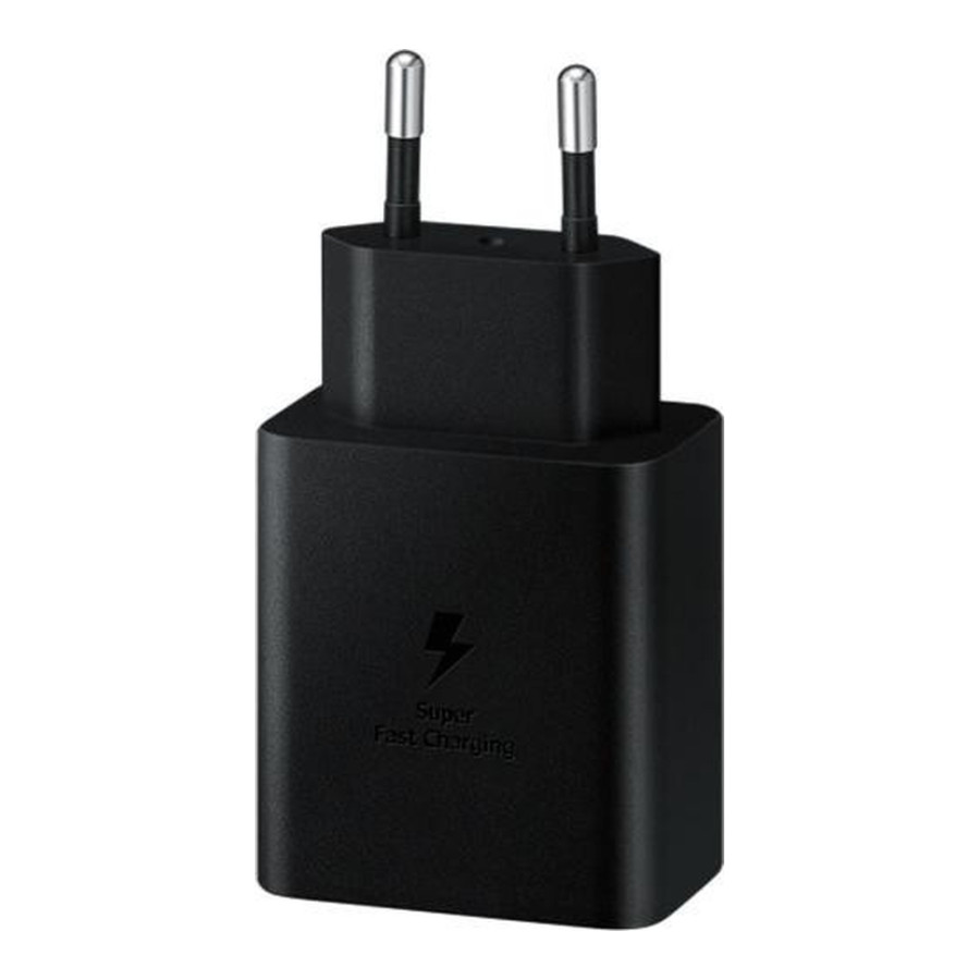 Samsung 45W PD Compact Power Adapter (with Type-C cable) Black (EP-T4510XBE) (EU)