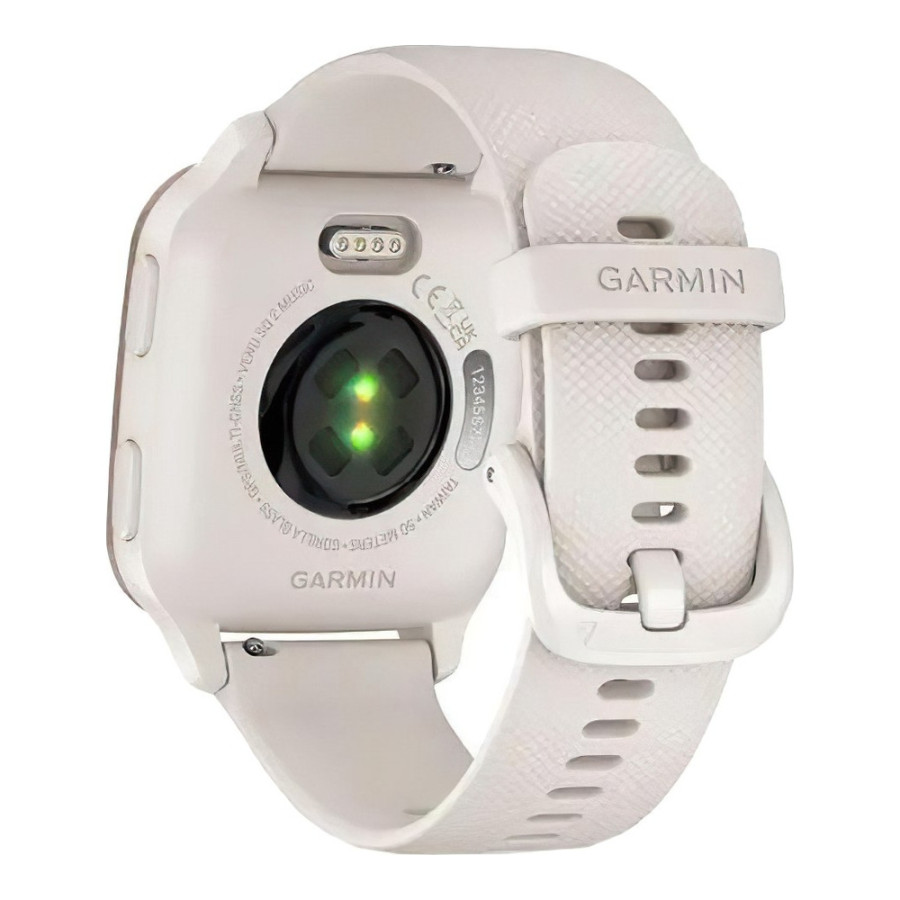 Garmin Venu Sq 2 – Music Edition Peach Gold Al. Bezel w. Ivory Case and S. Band (010-02700-01/11/81)
