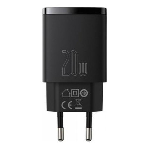 Baseus Compact Quick Charger U+C 20W Black (CCXJ-B01)