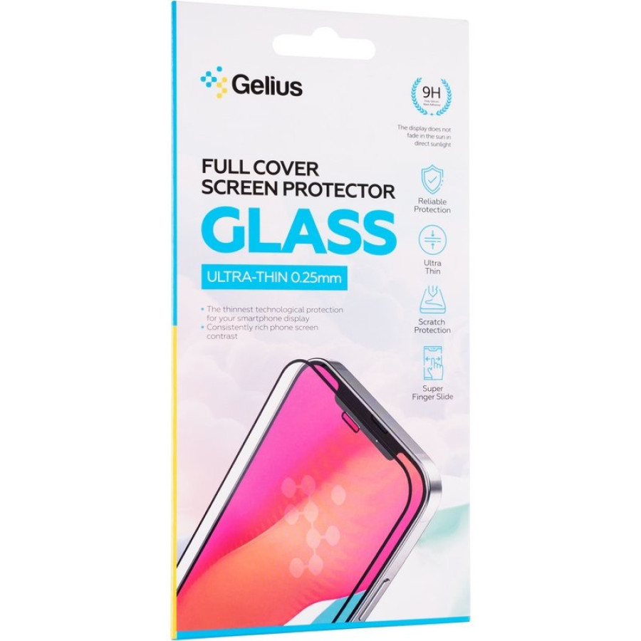 Захисне скло Gelius Full Cover Ultra-Thin 0.25mm для Xiaomi Redmi 15C EU 173mm Black
