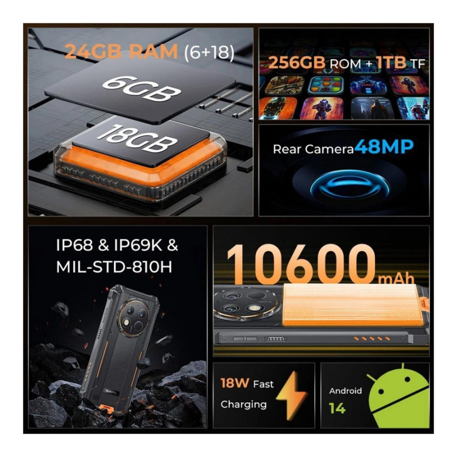 Oukitel G1 6/256GB Orange