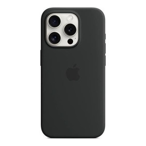 Apple iPhone 15 Pro Max Silicone Case with MagSafe - Black (MT1M3) (OEM)