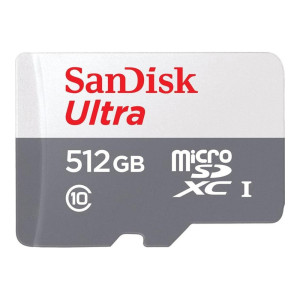 SanDisk 512 GB microSDXC UHS-I U1 V30 A2 Ultra (SDSQUNR-512G-GN3MN)