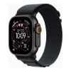 Apple Watch Ultra 3 GPS + Cellular 49mm Black Tit. Case w. Black Alpine Loop - Medium (MF0V4)