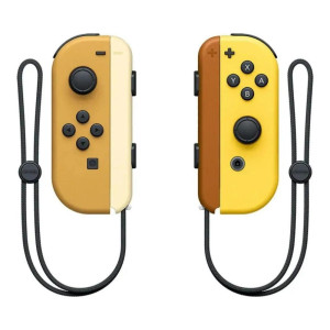Nintendo Switch Joy Con Brown / Yellow